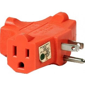 PS37U | Heavy-duty 3 Outlet Ground Adapter