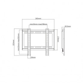 IMM-FIX2342-77: Fixed Wall Mount