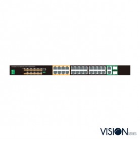 VIS-GIGPOE24-2+: 24 Ports Gigabit PoE Ethernet Switch