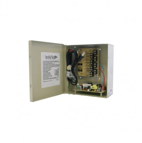 IPS-DCR4-12-12UL: 12VDC 4 Ch, 12 AMP Power Supply