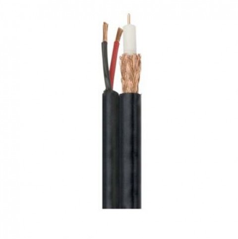 999 ft RG59 18AWG Siamese Cable - Black