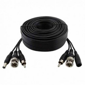 Video/Audio/Power Extension Cable - 100', Black
