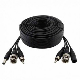 Video/Audio/Power Extension Cable - 65', Black