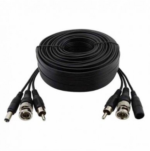 Video/Audio/Power Extension Cable - 33', Black