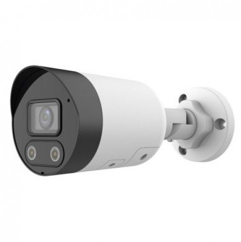 Alibi Vigilant Performance Series 4MP Starlight SmartSense IP Fixed Bullet Camera with White Light Strobes and Audible Alarm