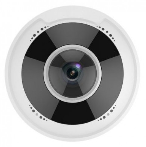 Alibi Vigilant Performance Series 5MP IP Vandal-Resistant Fisheye Dome Camera with Built-in Alarm/Audio