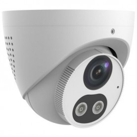 Alibi Vigilant Performance Series 4MP Starlight SmartSense IP Fixed Turret Camera with White Light Strobes and Audible Alarm