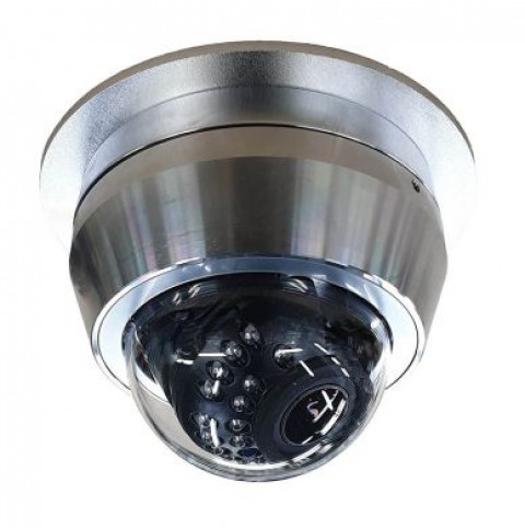 Alibi Vigilant 5MP Stainless Steel 65 Foot IR Starlight IP Varifocal Dome Camera