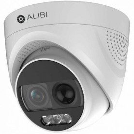 Alibi Witness 2MP Starlight 65' White Light HD-TVI/AHD/CVI/CVBS Turret Camera with Siren and Strobe Lights
