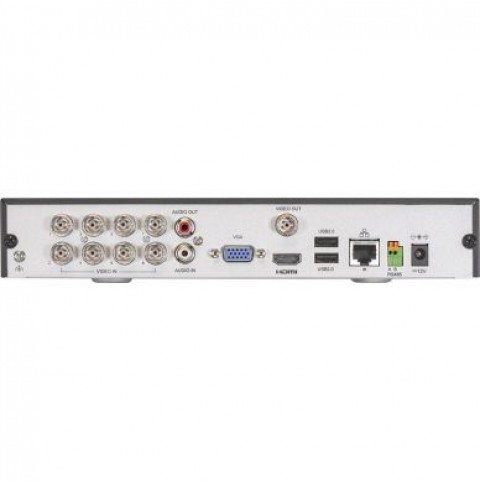 Alibi Vigilant 5MP HD-TVI System - 4 x IR Bullets w/ 8-Channel Hybrid Recorder + 2TB HDD
