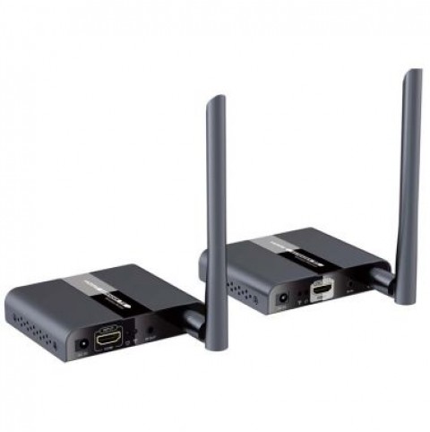 150 ft. Wireless HDMI Extender with 90 degree IR Repeater