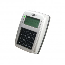 Outdoor Proximity Card Reader with Keypad, LEDs, LCD Display in Metal Case