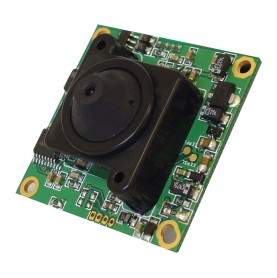 High Res. Color CCTV Security Board Camera with 3.7mm Pinhole Lens