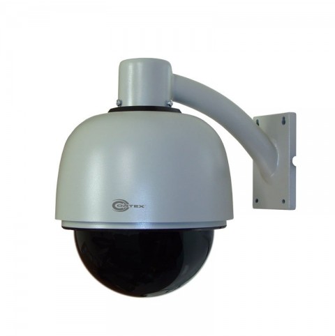 Wall Mounted Outdoor PTZ Dome with Continuous 360 Degree Rotation
