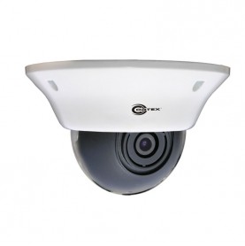Weatherproof Vandal Resistant Outdoor Dome Camera with Fixed Lens