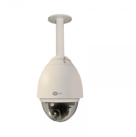 Infrared Sensitive Wall Mounted Outdoor PTZ Dome with 4.-73.mm Varifocal Lens