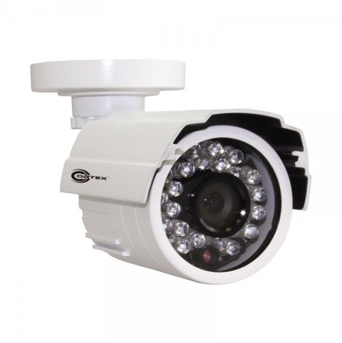 Anti-Vandal IR Outdoor Bullet Camera with 3.6mm Wide Angle Lens