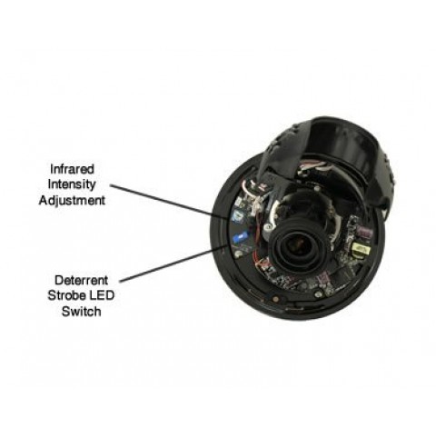 960H High Resolution Indoor Dome Camera with Infrared and Varifocal Lens