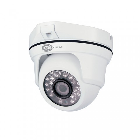 Hybrid AHD Outdoor IR Dome Camera with Smart Noise Reduction