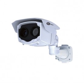 Outdoor Dual System Static Thermal Imaging Security Camera Plus visible light camera with 6-50mm Varifocal Lens