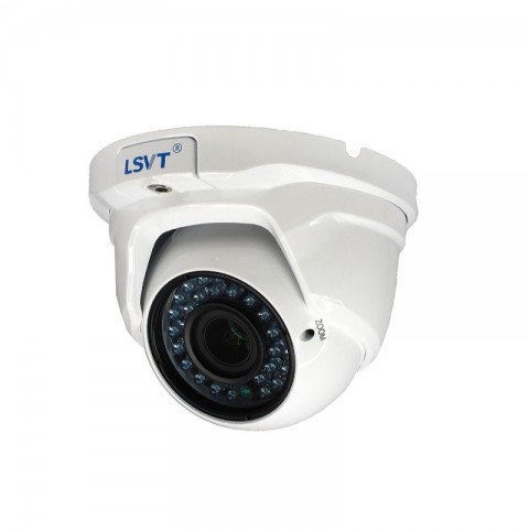720p TVI Outdoor Dome with 2.8-12mm HD Varifocal Lens