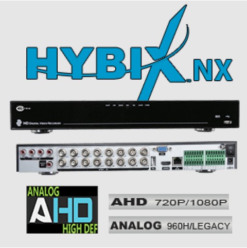 4-Way AHD / TVI / CVI / 960H 16 Channel Hybrid DVR