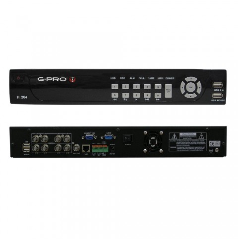 8 Channel Economical DVR with H264 REAL TIME Video Images