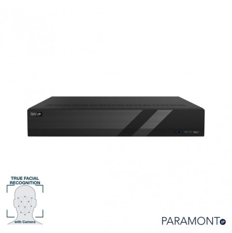 PN1A-32X16F: 32 Channel NVR with 16 Plug & Play Ports, Facial Recognition
