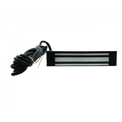 This magnetic lock is suitable for most doors. 