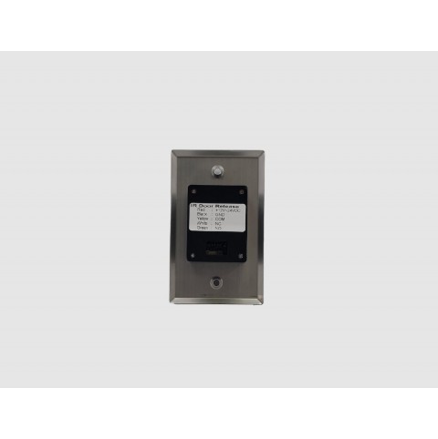No Contact Exit Button This exit button can be used in deployments looking for a contactless solution. It's elegant design and reliable functionality great choice for medical, food, or any other industry where the spread of germs needs to be mitigated.