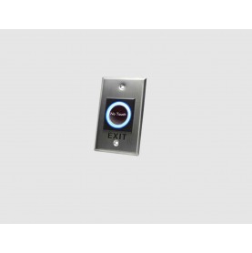 No Contact Exit Button This exit button can be used in deployments looking for a contactless solution. It's elegant design and reliable functionality great choice for medical, food, or any other industry where the spread of germs needs to be mitigated.