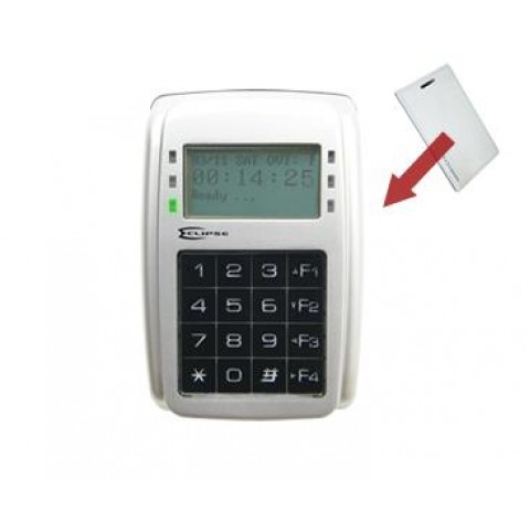 This advanced card reader is designed for outdoor placement and contains a door control relay.