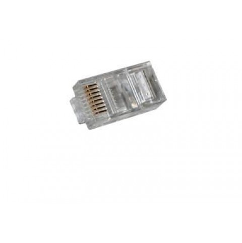 Commonly referred to as a RJ45 or RJ45C style connector, this 8-pin connector is used primarily to terminate Ethernet or powered Ethernet (power-over-Ethernet or PoE) network cables.
