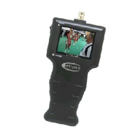 Save time and money with this portable test monitor that provides 12VDC power to the camera, on the ground (or in the van, office, etc.).