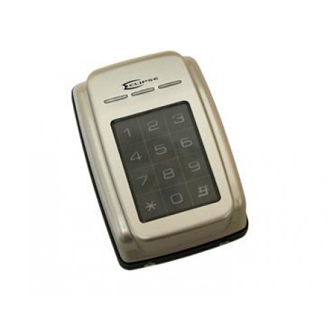This proximity card reader is designed for outdoor placement.