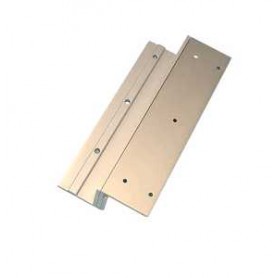 This aluminum bracket set is designed for use with ECL-ACC500 maglocks. It contains a set of three brackets plus hardware and installation template for drilling.