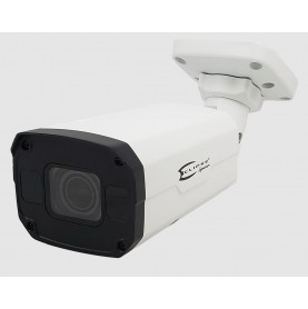 5 Megapixel HD Motorized Zoom IP Bullet Camera w/ Starlight Technology This professional surveillance camera is for use indoors or outdoors and is vandal resistant. Built-in IR illumination for 164ft.