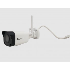 4 Megapixel HD Wi-Fi enabled Network Camera This compact Wi-Fi enabled camera is designed for indoor or outdoor use. Built-in IR illumination for up to 98ft.