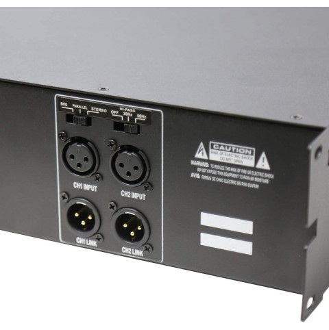 2xInputs 2-Zone 4Ω / 8Ω / 70V 2X300W Bridged Power Amplifier