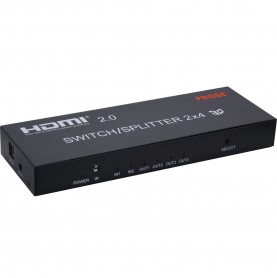 2×4 HDMI 2.0 Switch/Splitter