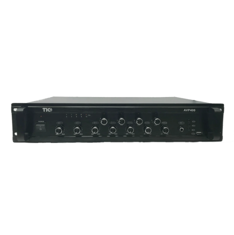 380W 4-Zone 70v/100v/4-16Ω Commercial Mixer Amplifier