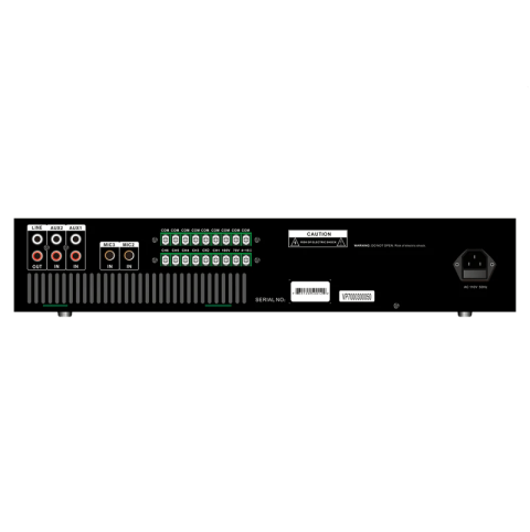 680W 6-Zone 70v/100v/4-16Ω Commercial Mixer Amplifier