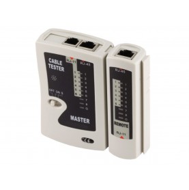 Ethernet RJ45 and RJ11 Cable Tester SCW-T108
