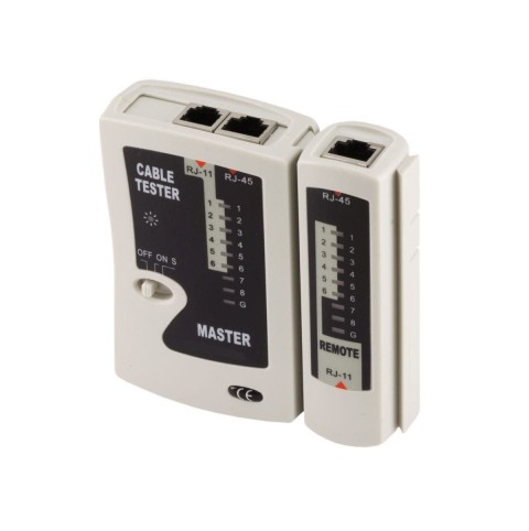 Ethernet RJ45 and RJ11 Cable Tester SCW-T108