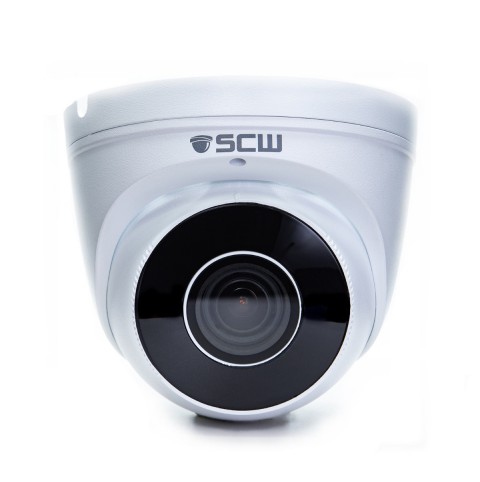 4K (8MP) Multi-Purpose Lens Turret Dome Camera with Motorized Zoom and Focus and Audio Microphone