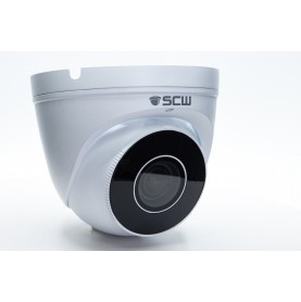 4K (8MP) Multi-Purpose Lens Turret Dome Camera with Motorized Zoom and Focus and Audio Microphone