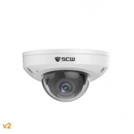4MP Fixed Wide Angle Lens Dome Camera with Microphone and 1K10 rating