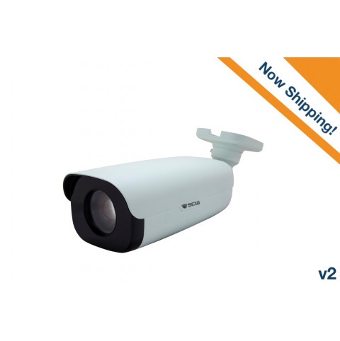 2MP Super Long Range, Low Light Bullet Camera with Motorized Zoom and Focus